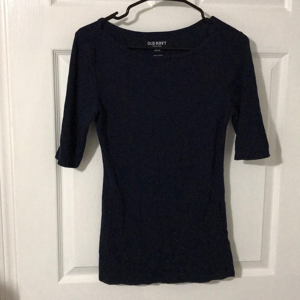 Basic blue tee